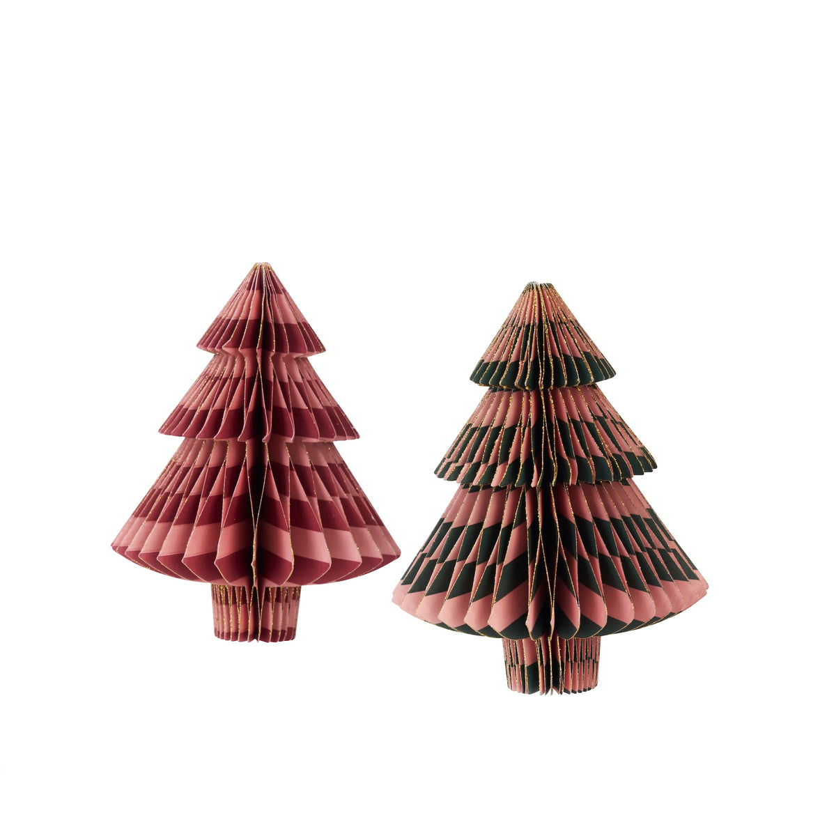Striped Paper Christmas Tree