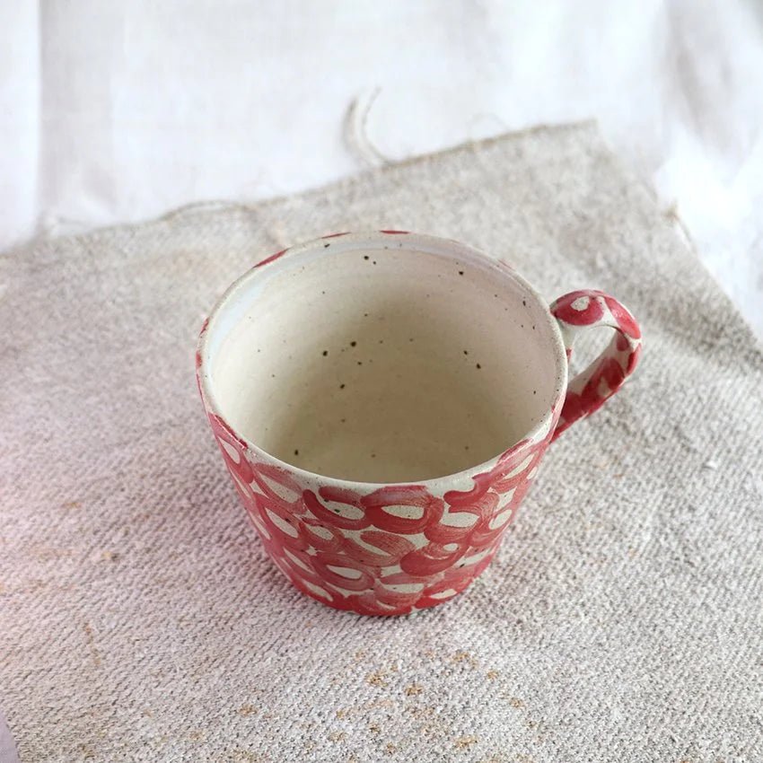 Red Bobble Mug - The Hus Edit