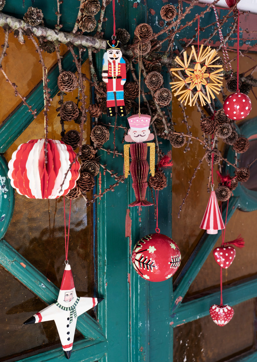 Hanging Paper Nutcrackers