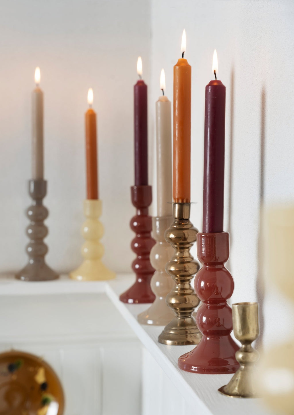 Glass Candle holder - The Hus Edit