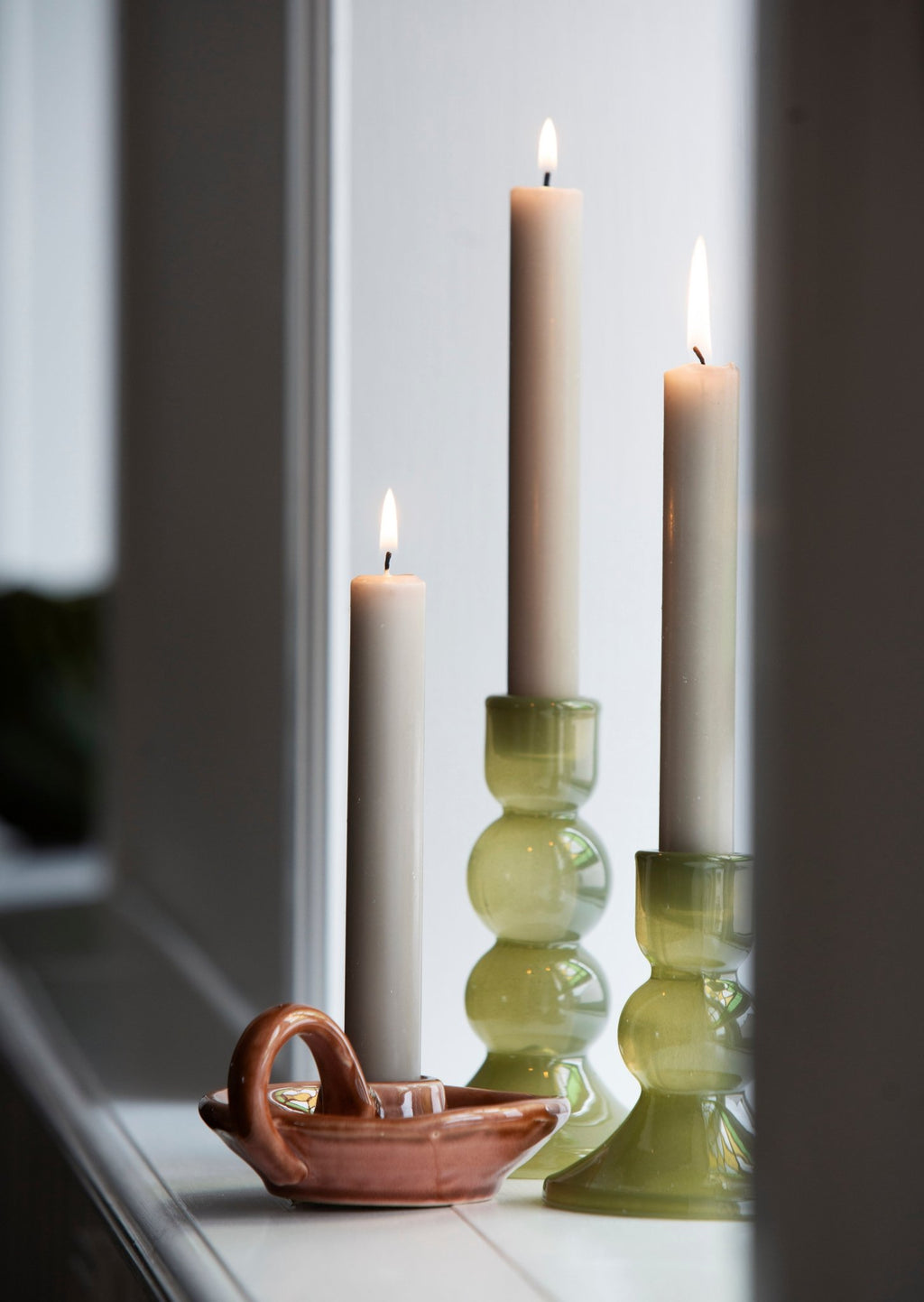 Glass Candle holder - The Hus Edit