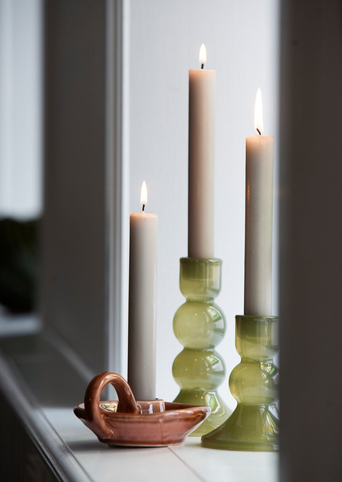 Glass Candle holder - The Hus Edit
