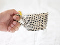 Black Polka Dots Mug - The Hus Edit
