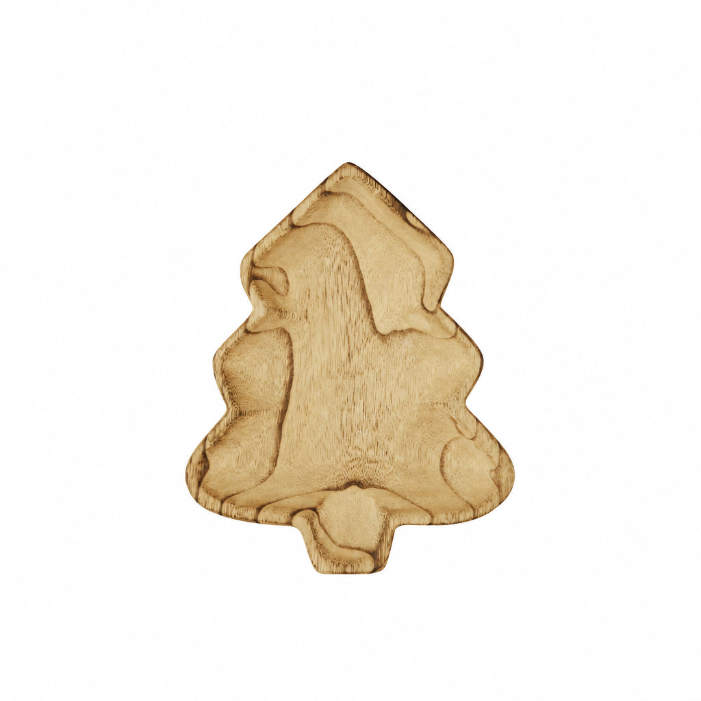 Wooden Christmas Tree Tray