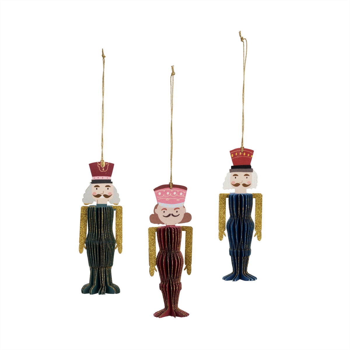 Hanging Paper Nutcrackers