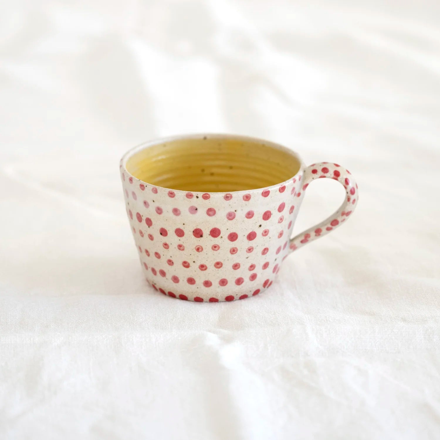 Red/Green Polka Dots Mug - The Hus Edit